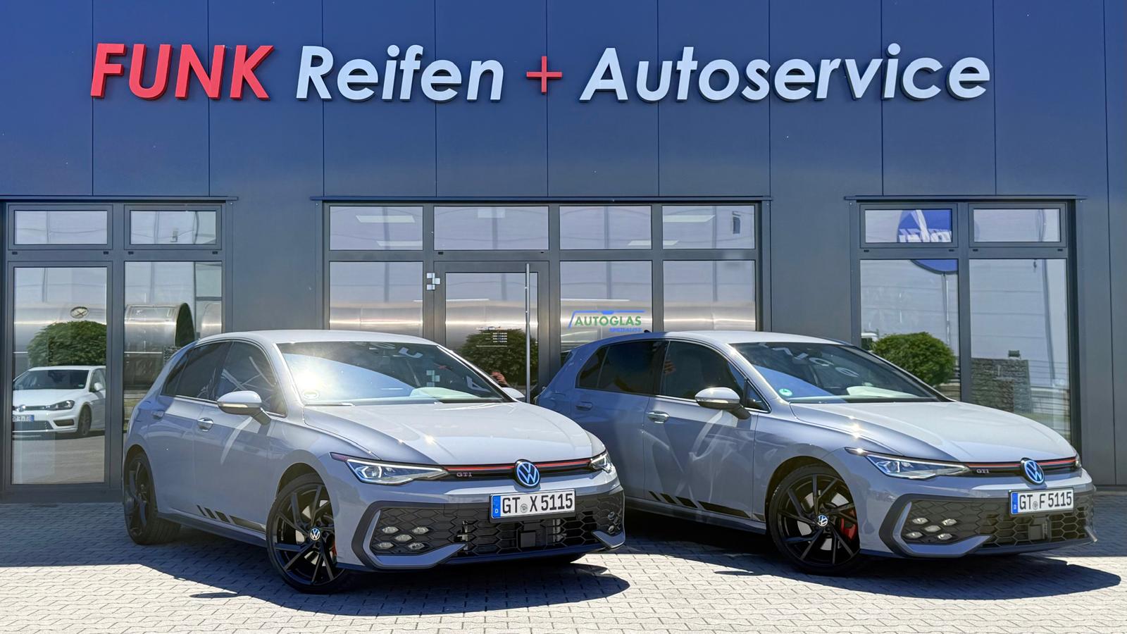 VW Golf GTI Werkstattersatzwagen FUNK Reifen + Autoservice